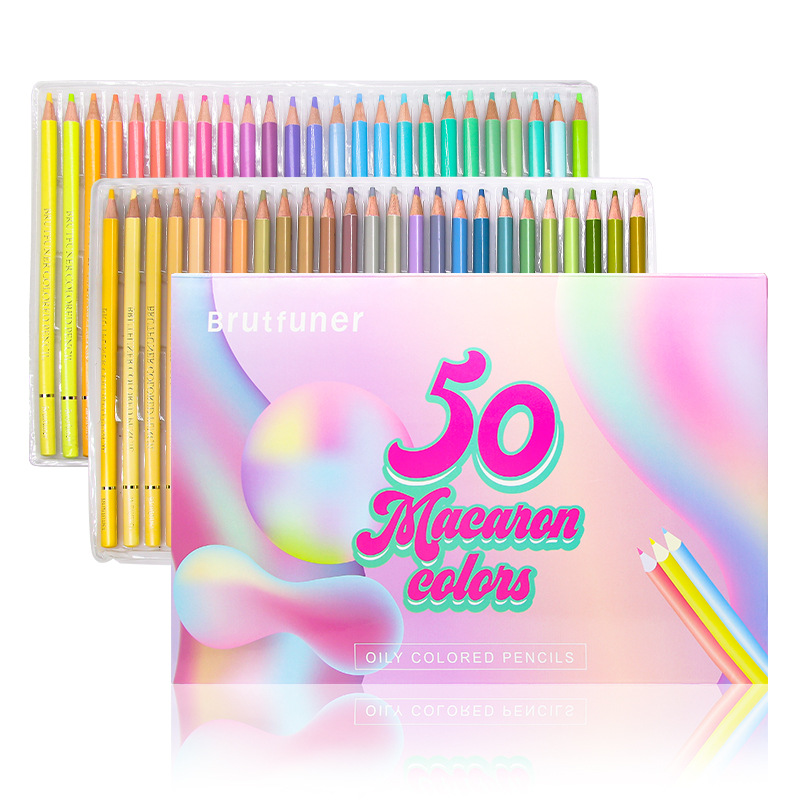 50 Color Andstal Brutfuner Color Pencils Wooden Col..